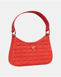 Wolf - Wolf Mimi Swirl Shoulder Bag with Scarf Radiant Red