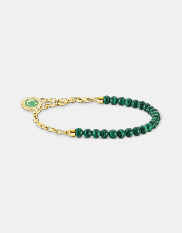 THOMAS SABO - Member Charm Bracelet with Green Beads