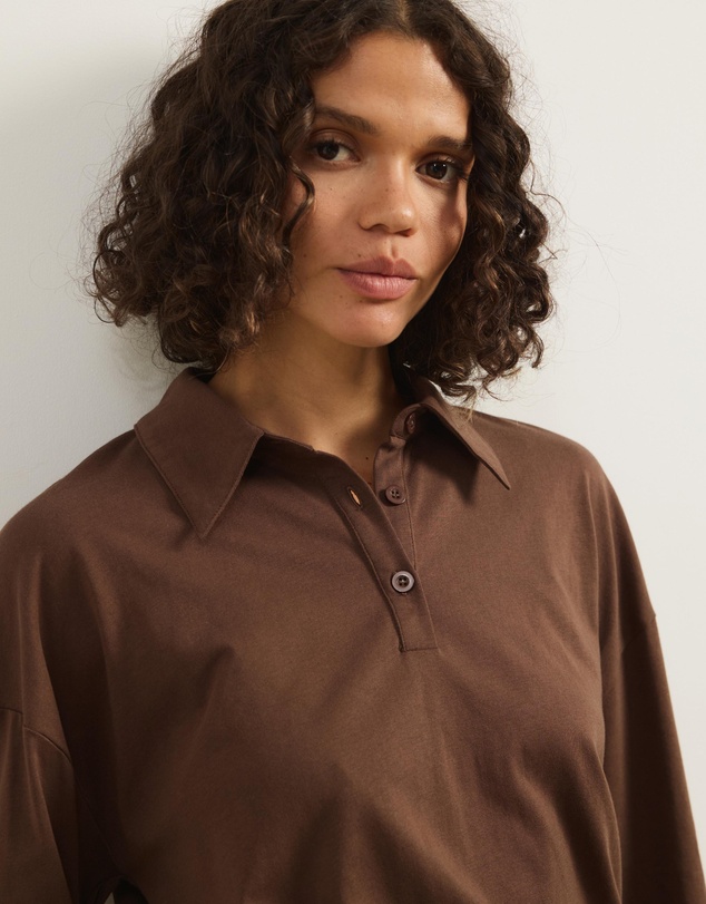 Atmos&Here - Averin Long Sleeve Fitted Waist Top