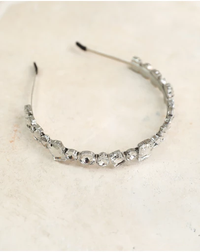 Esther & Co - Zana Headband - Silver