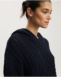 Cotton On - Oversized Cable Hoodie