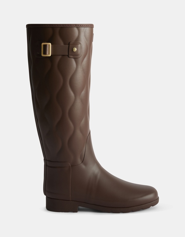 Hunter - Women’s Refined Tall Onion Quilt in Brown Bolt
