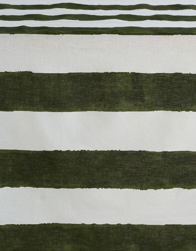 Aura Home - Riviera Stripe Cotton Linen Tablecloth