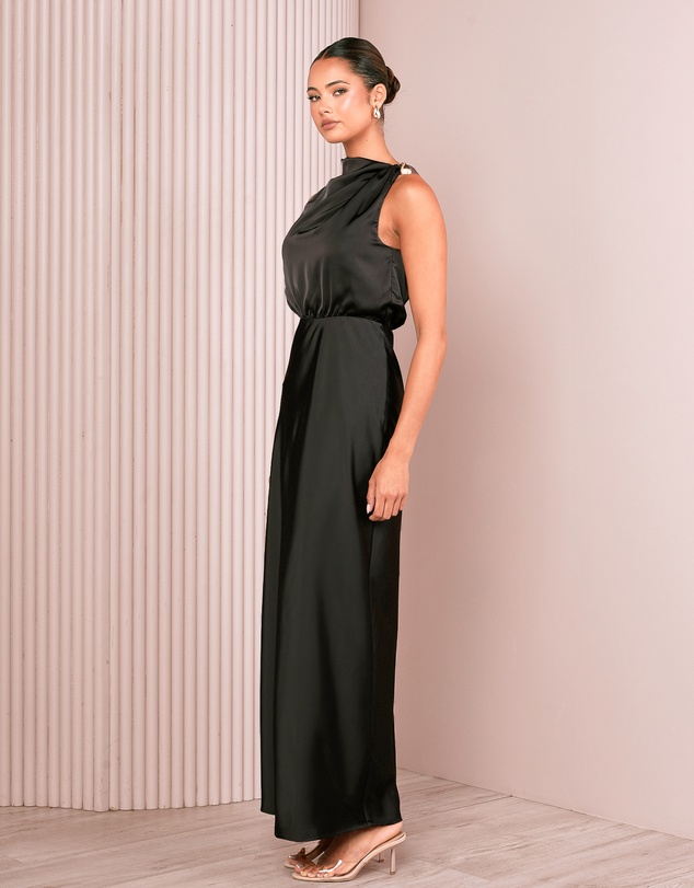 Azzurielle - Darsha Blouson Maxi Dress