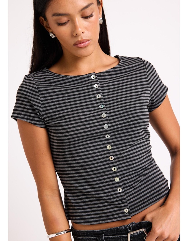 Insight - Charli Button Up Top