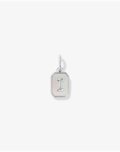 Michael Hill - Letter I Mother of Pearl Initial Pendant in Sterling Silver