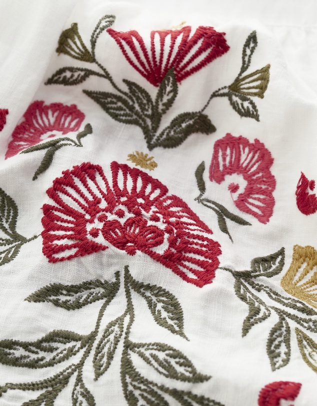 Seasalt - Seasalt Cornwall White Through the Woods Skirt