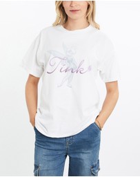 Vintage by The Real Deal - Pre Loved - Vintage 90s Disney Tinkerbell Tee