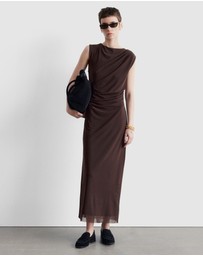 & Other Stories - Draped Sleeveless Midi Dress