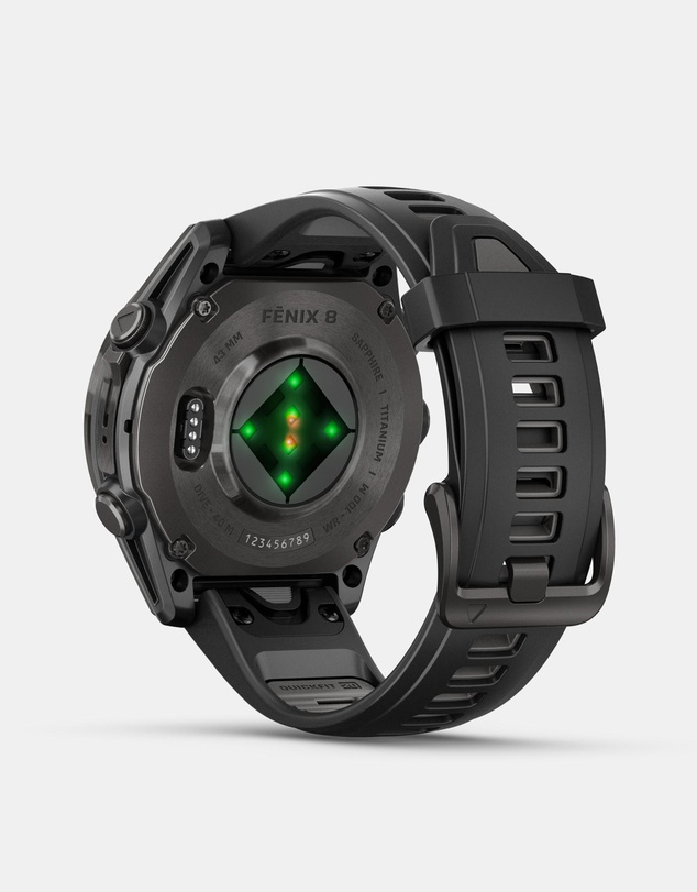 Garmin - fenix 8, 43mm, AMOLED, Sapphire