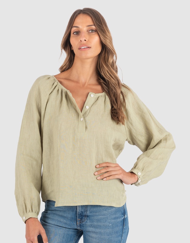CAMIXA - Poem Linen Blouse