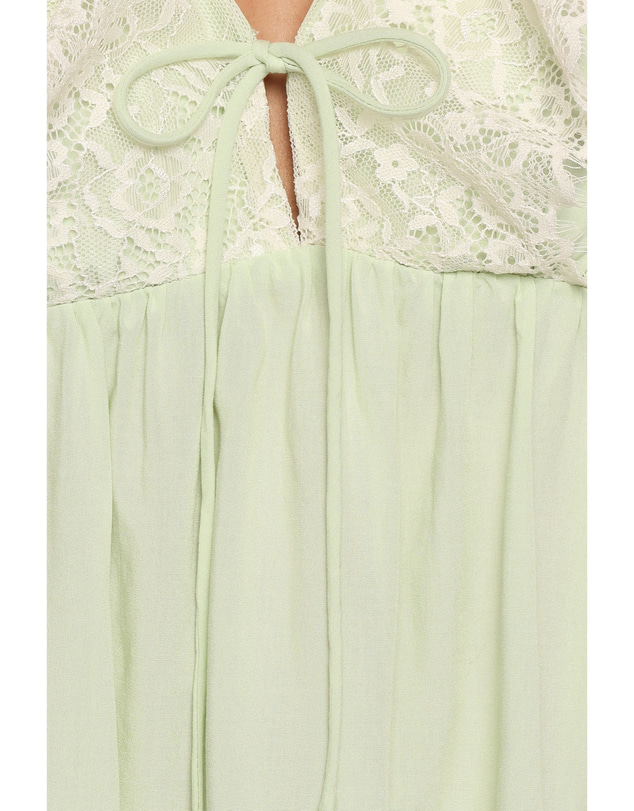 Petal & Pup - Alicelle Vintage Lace Top - Jade Green