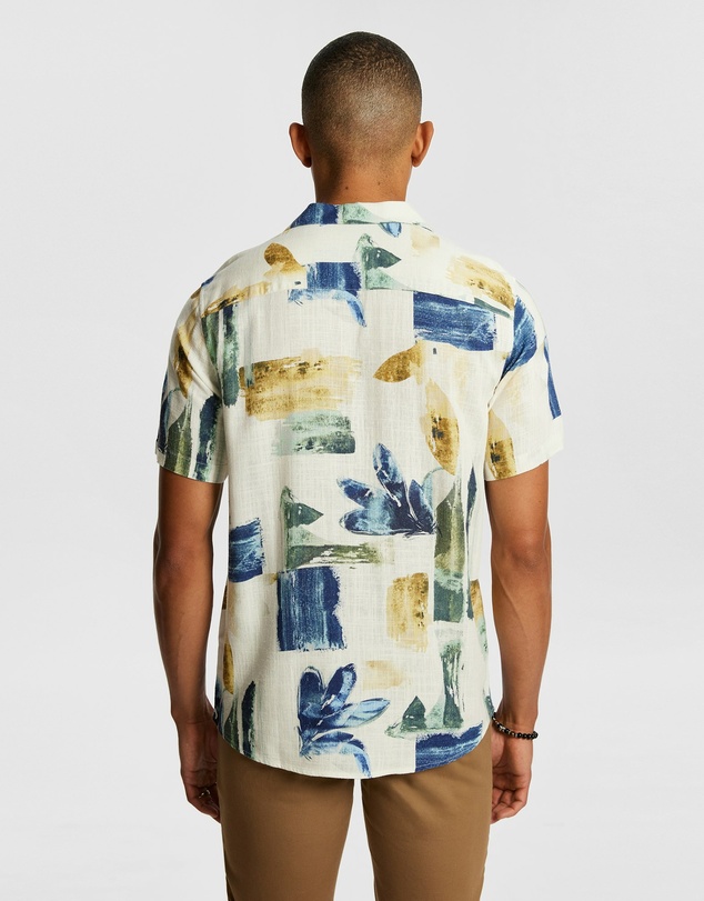 yd. - Eden Linen Blend Shirt