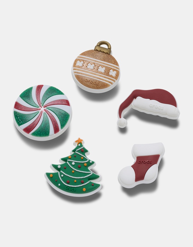 Crocs - 5-Pack Nostalgic Noel Santa Jibbitz - Kids-Teens