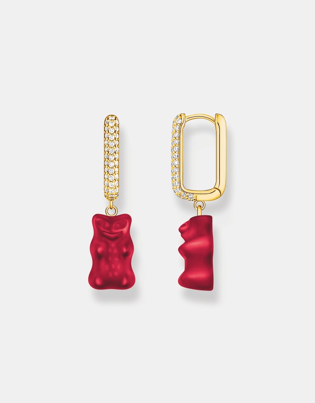 THOMAS SABO - HARIBO Red Bear Hoop Single Earring