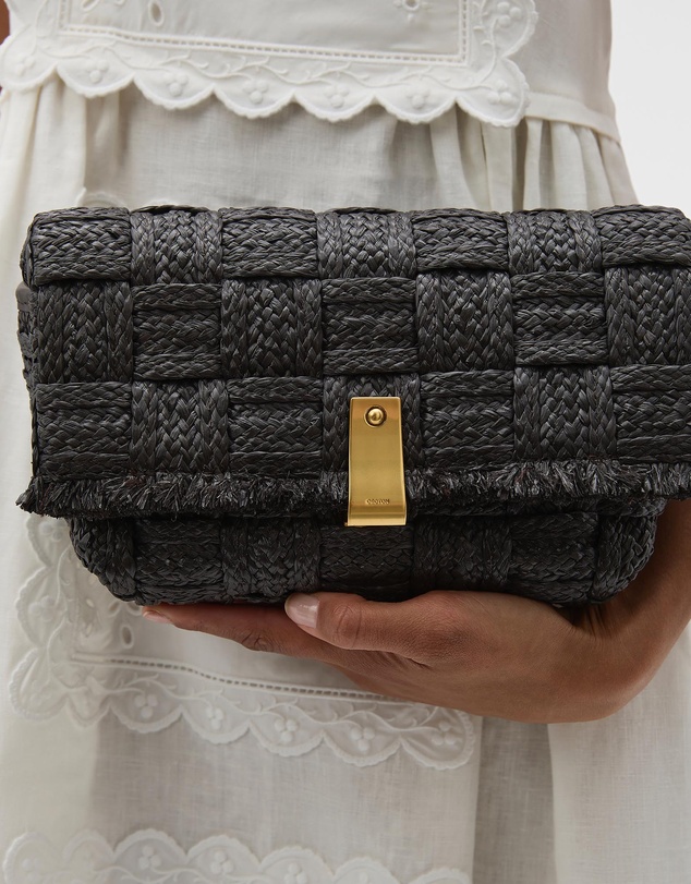 Oroton - Etta Medium Clutch Texture