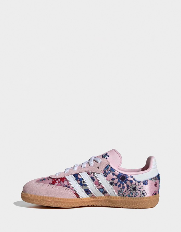 adidas Originals - Adidas Liberty London Samba OG Comfort Closure Elastic Lace Shoes - Kids