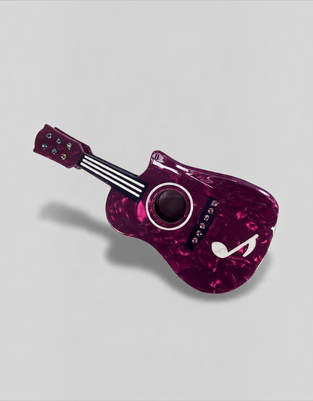 Mossée - Amethyst Melody Guitar Hair Claw