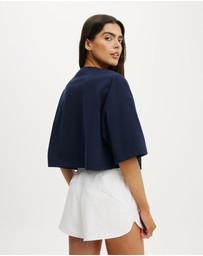 Cotton On Body Active - Active Mesh Cropped Graphic Tee