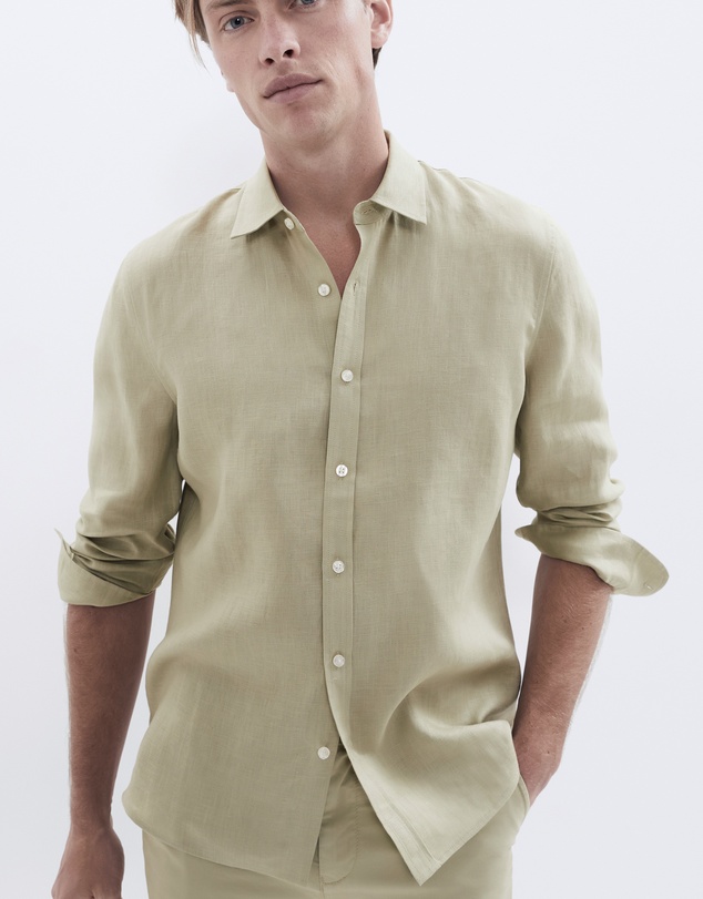 UNISON - Linen Regular Fit Shirt