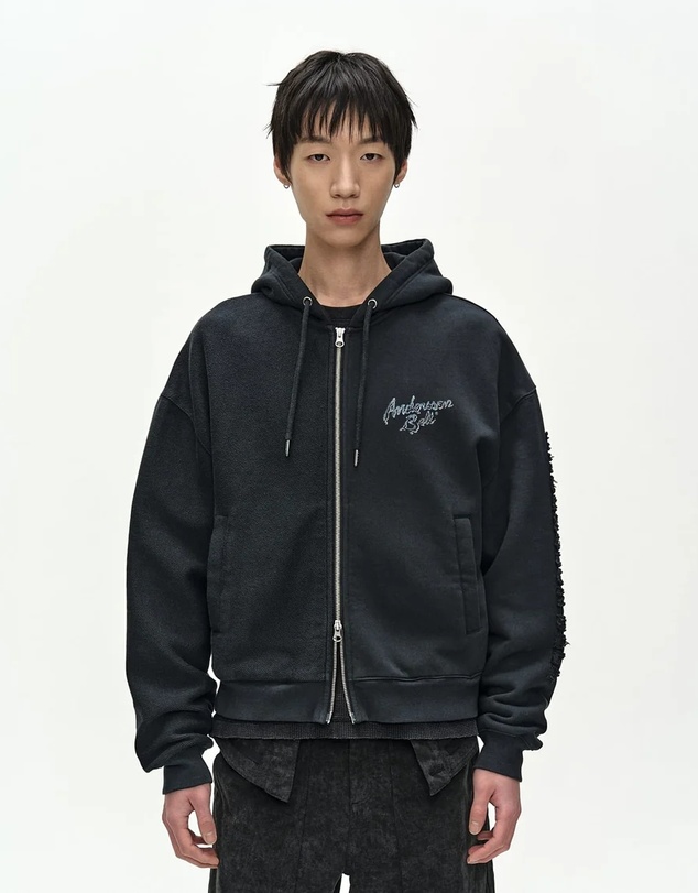 Andersson Bell - Patchwork Liquid Logo Hood Zip-Up