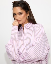 Dazie - Oxford Cotton Oversized Shirt