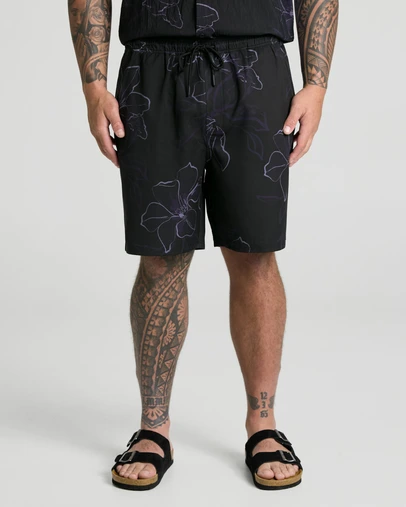 Johnny Bigg - Smoke Floral Swim Short