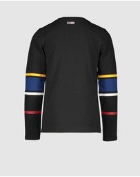 B.Nosy - Long Sleeve Top with Printed Stripes - Kids-Teens