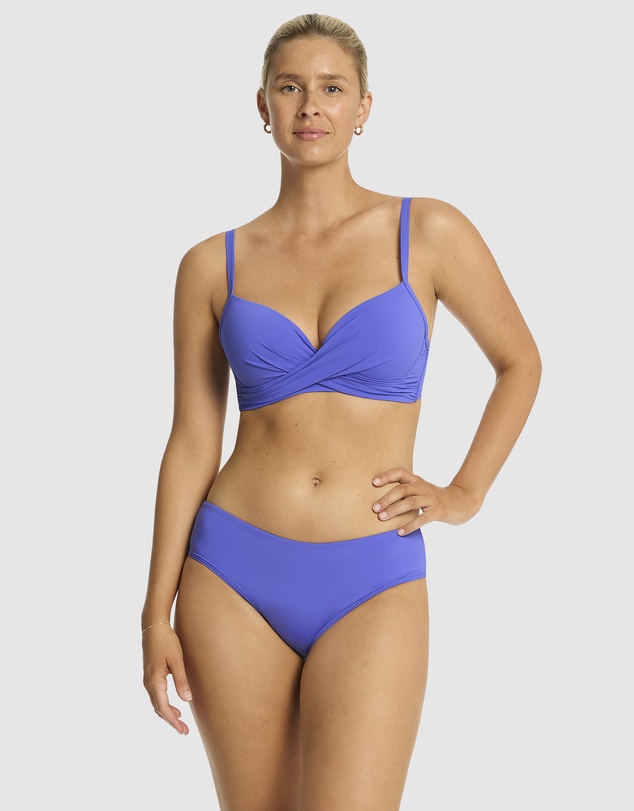 Sea Level Australia - Essentials Edit Cross Front Moulded Underwire Bra