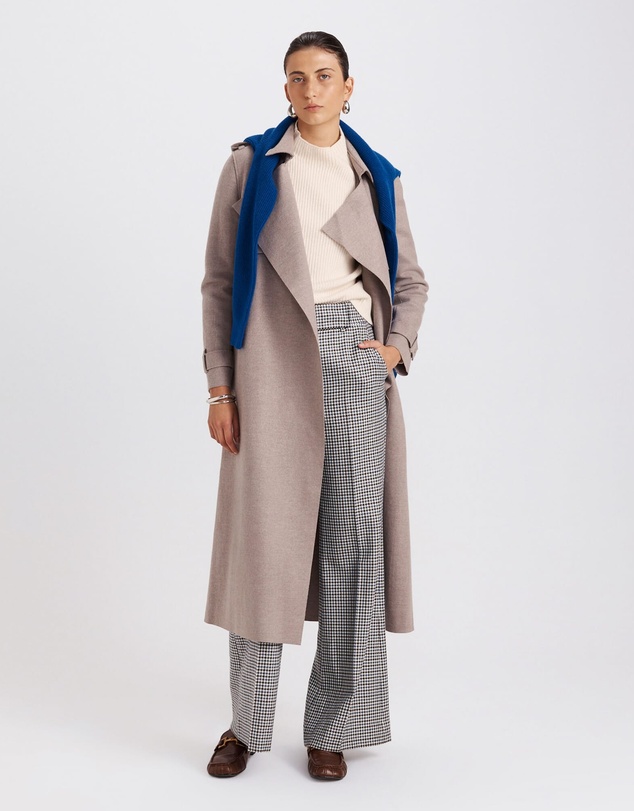 SABA - Karla Wool Longline Trench Coat