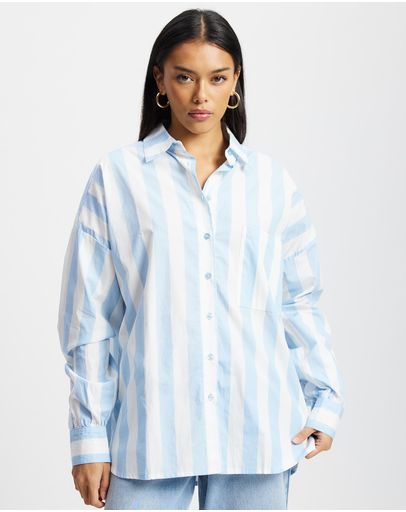 Ice Blue Stripe