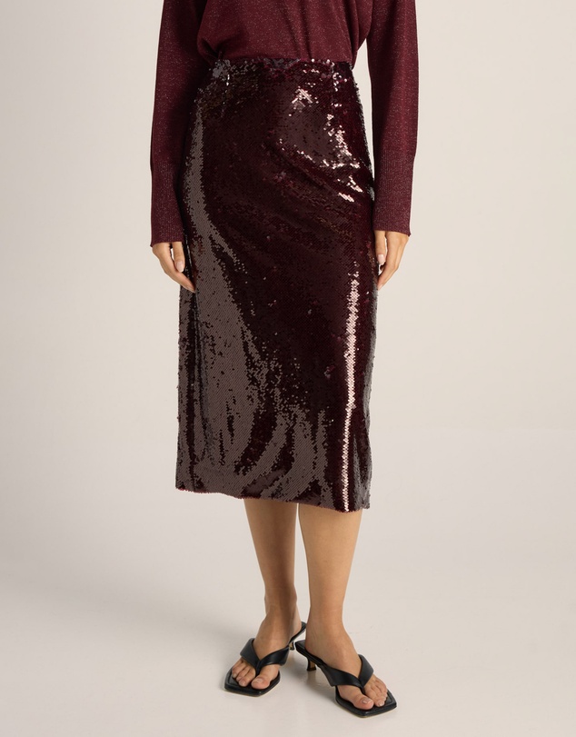 Fate + Becker - Monroe Sequin Pencil Skirt