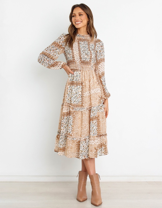 Petal & Pup - Nassia Dress - Brown