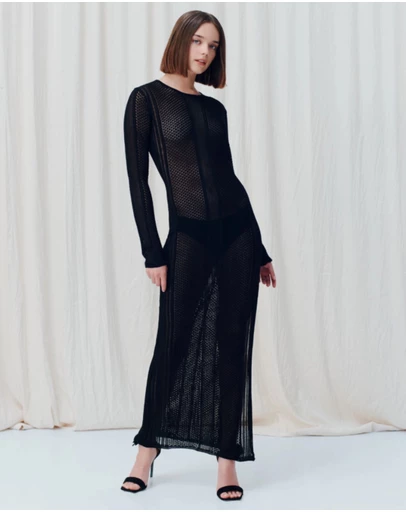 Marella - ICONIC EXCLUSIVE - Emily Ratajkowski - Nuziale Knitted Dress