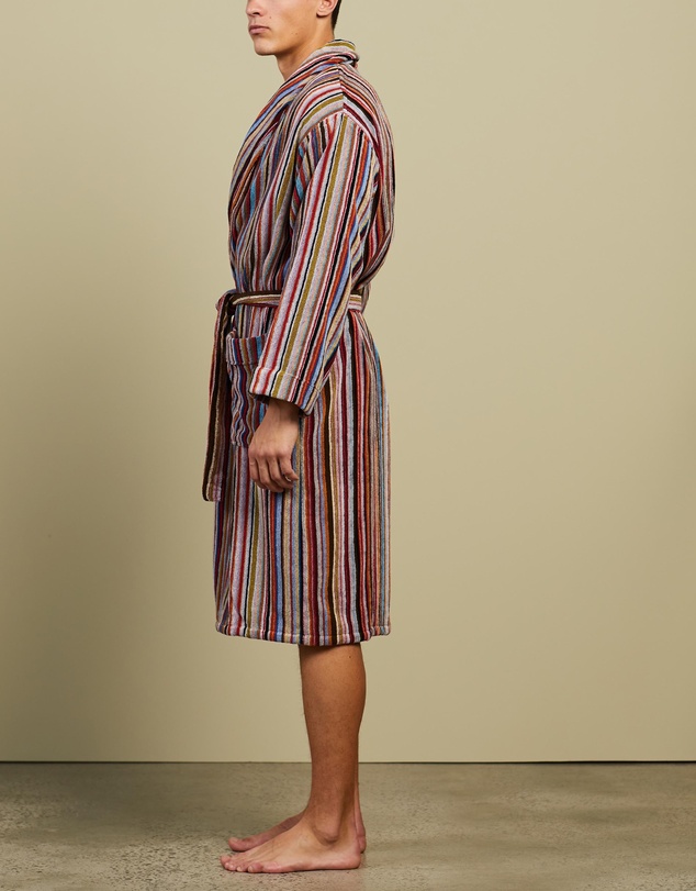 Paul Smith - Signature Stripe Woven Cotton Dressing Gown