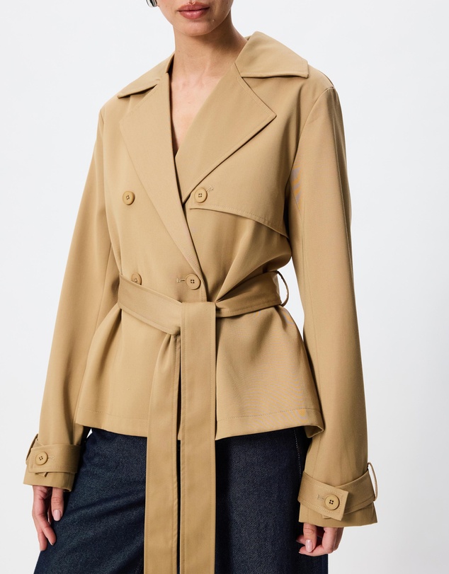 Tussah - Alex Cropped Trench Coat