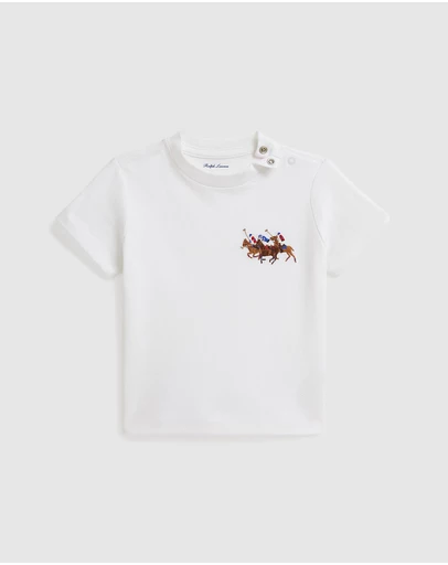 Polo Ralph Lauren - Triple-Pony Cotton Jersey Tee - Babies