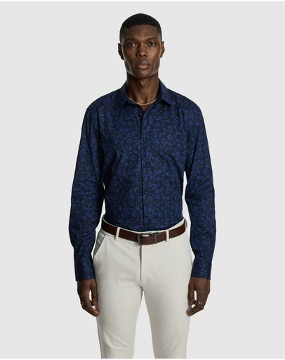 yd. - Linden Slim Floral Shirt