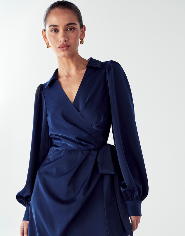 Willa - Pearl Wrap Dress