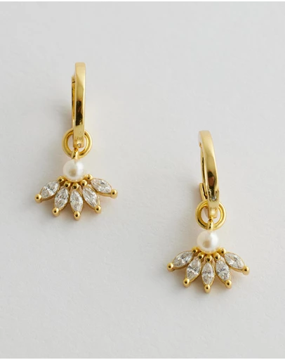 Native Sol - Celestine Pearl Earrings