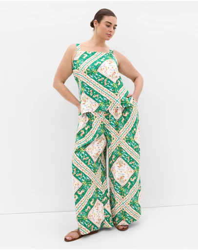 City Chic - Jayla Prairie Print Pant