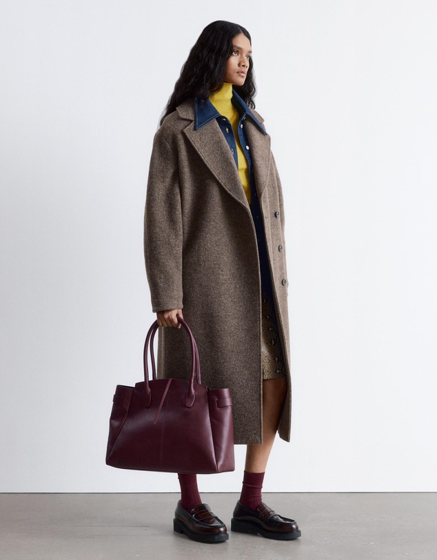 & Other Stories - Voluminous Belted Wool Coat