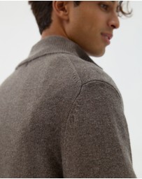 AERE - Merino Wool Quarter Zip Sweater