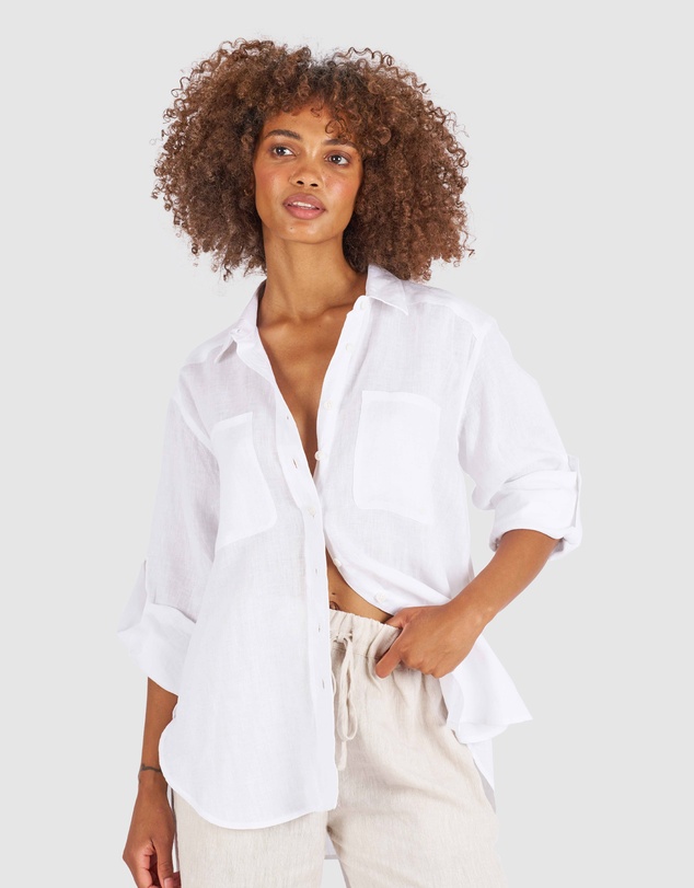 CAMIXA - Luna Oversize Linen Shirt