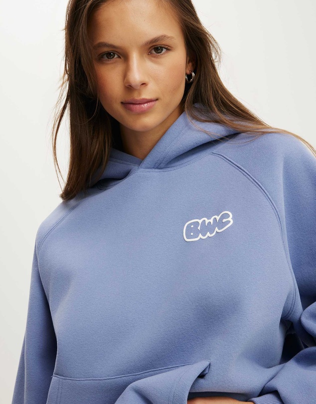 Cotton On Body Active - Plush Premium Graphic Raglan Hoodie