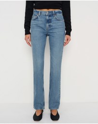 Reformation - Greer Mid Rise Straight Jeans