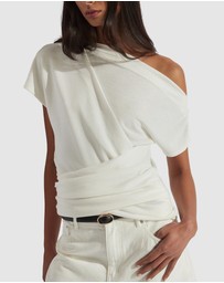 Decjuba - Ruby Gathered Top