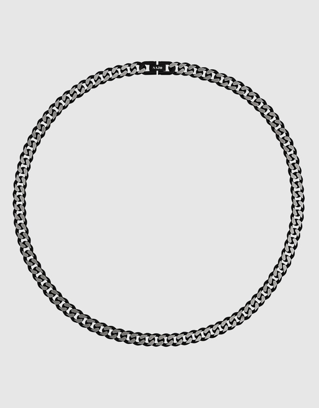 Najo - Nero Men's 8.5mm Steel Chain Necklace