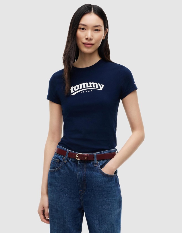Tommy Jeans - Slim Ess Logo 1 Shortsleeve Tee