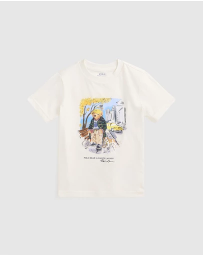 Polo Ralph Lauren - Polo Bear Cotton Jersey Tee - ICONIC EXCLUSIVE - Kids